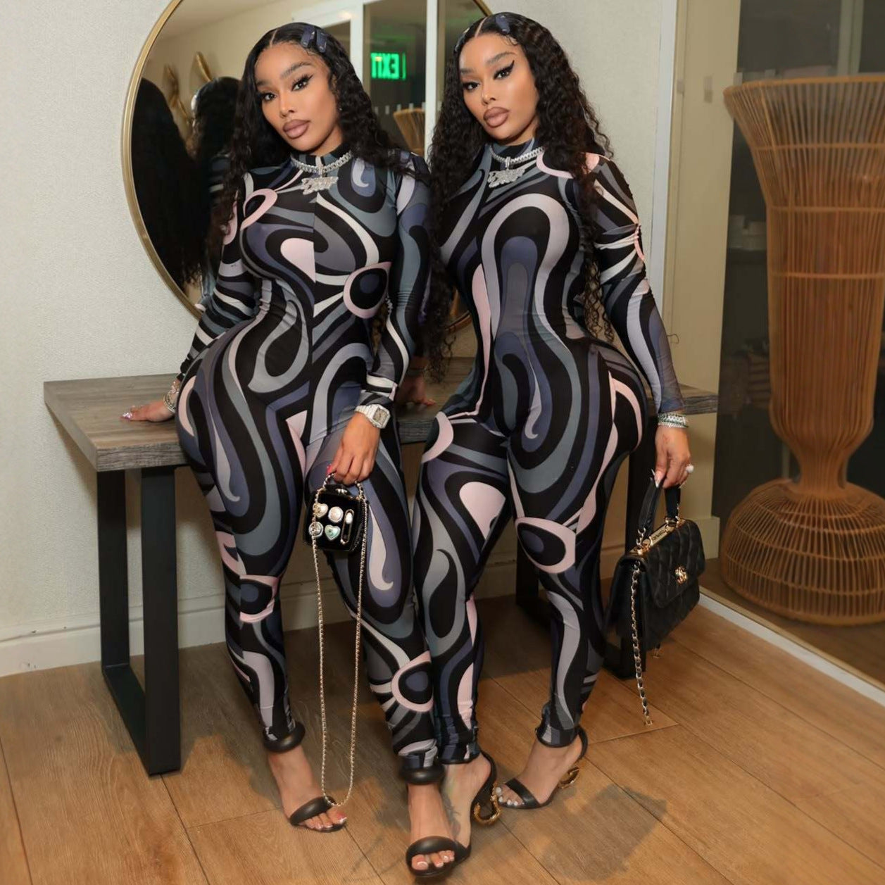 High-neck Stretchy Versatile Jumpsuit For Women