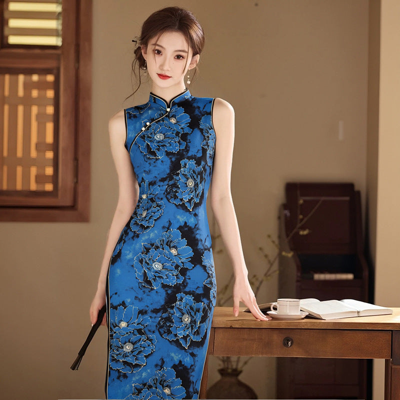 Womens Creative Long Retro Chic Modified Dress