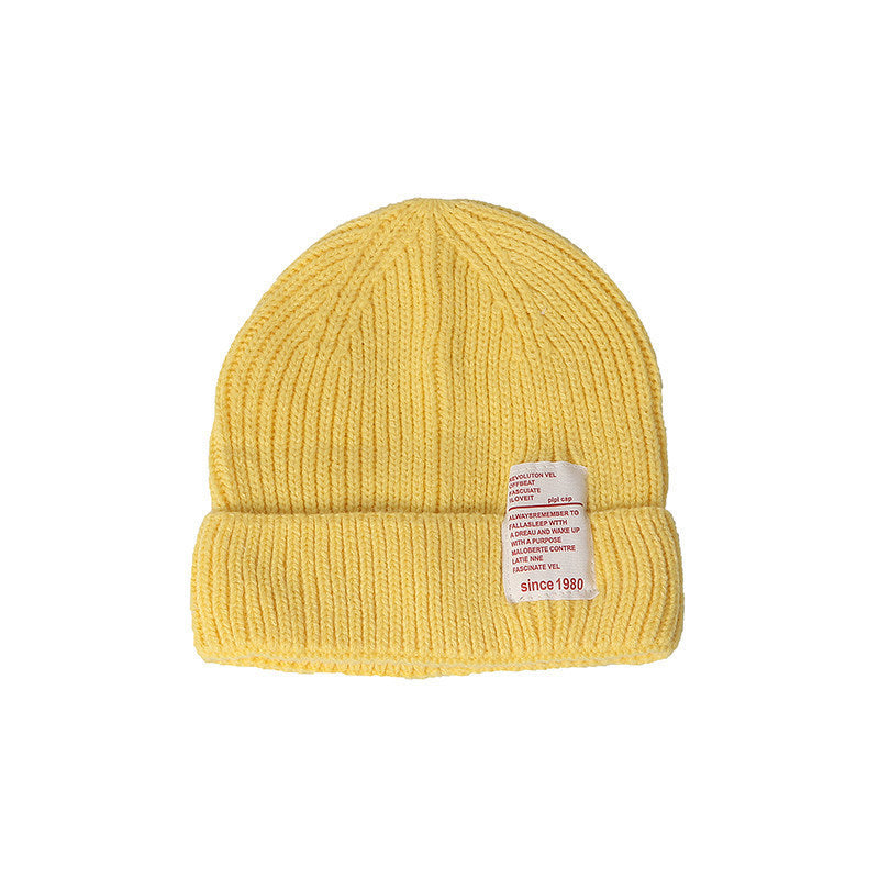 Autumn And Winter New 1980 Labeling Knitted Wool Hat