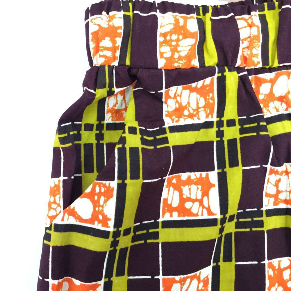 Wax Cloth Summer Cool Ladies Shorts