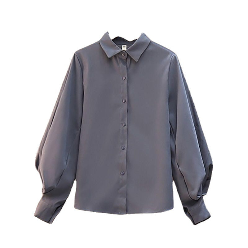 Slim-fit Slimming Dress Fashion Shirt Two-piece Set
