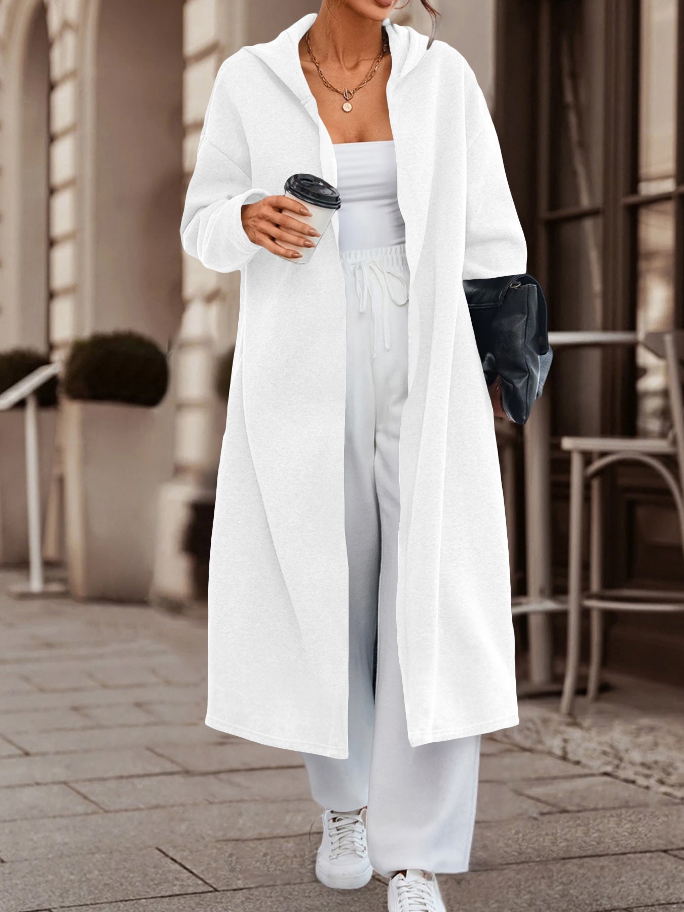 Women's Leisure Commute Long Cardigan Jacket