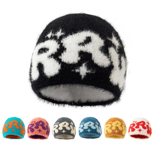 Women's Knitted Fashion Personalized Wool Cold Hat