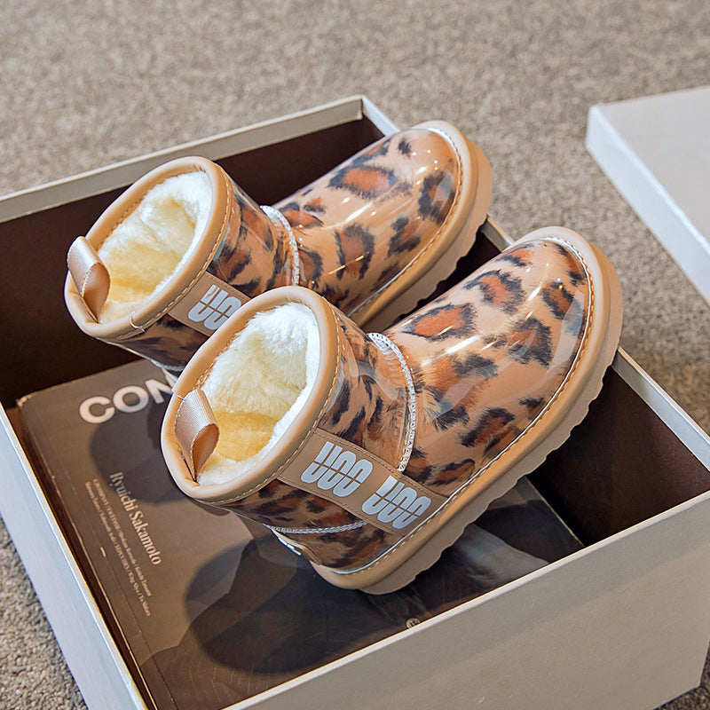 Fleece Thickened Large Cotton Shoes