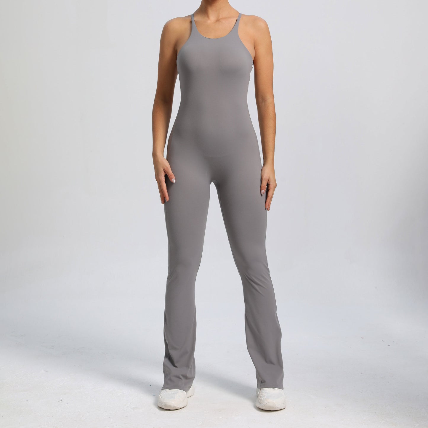 High-intensity Sports Adjustable Shoulder Strap Slightly Tight Yoga Jumpsuit