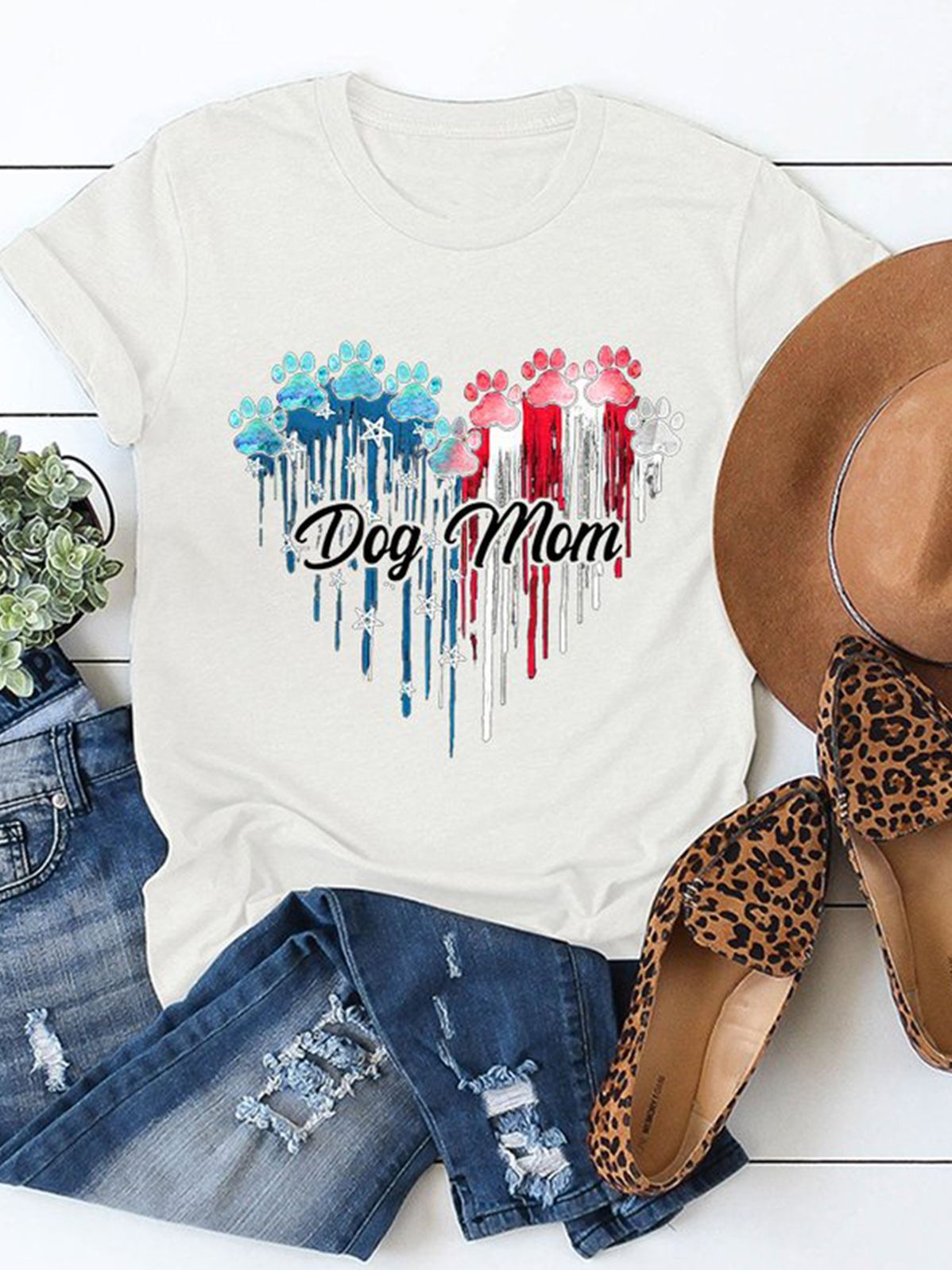 European And American Digital 3D Printing Women's Street T-shirt