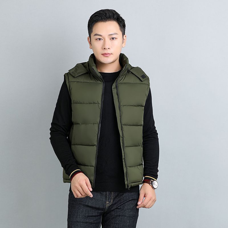 Removable-hooded Fleece Vest A Casual Stylish And Trendy Outerwear Piece
