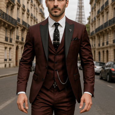 Men's Three-piece Suit Bridegroom Best Wedding Suit