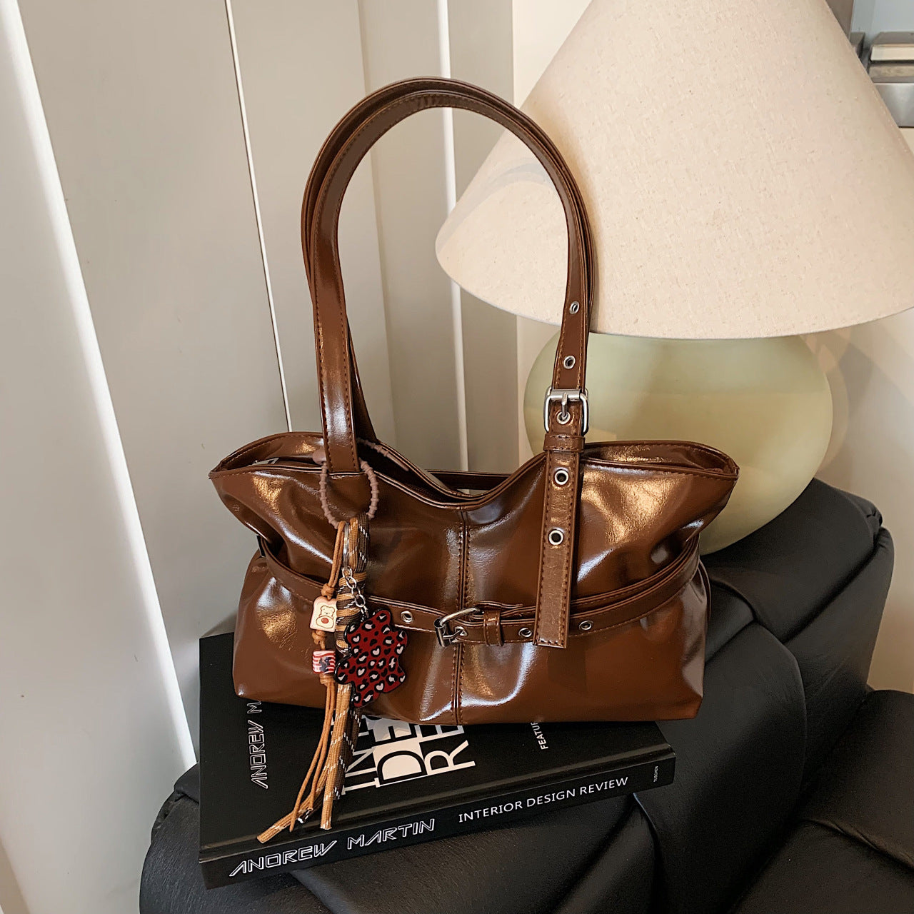 Womens Premium Textured Oil-waxed Leather Bag