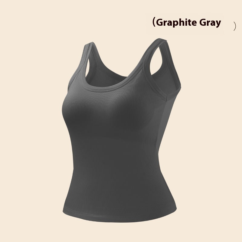 Sports Vest Women's Chest Pad Inner Wear One-piece Underwear