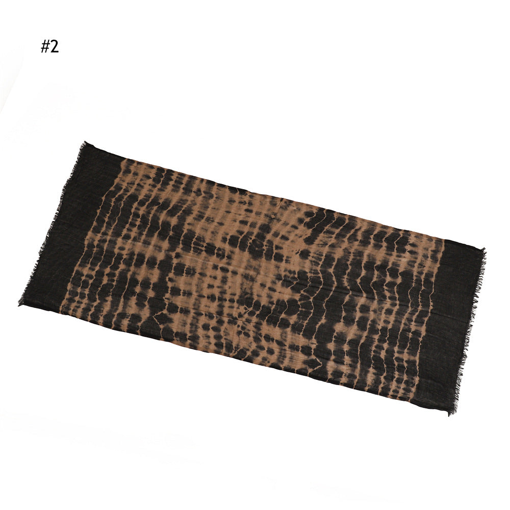 Solid Color Thin Breathable Handmade Scarf Shawl