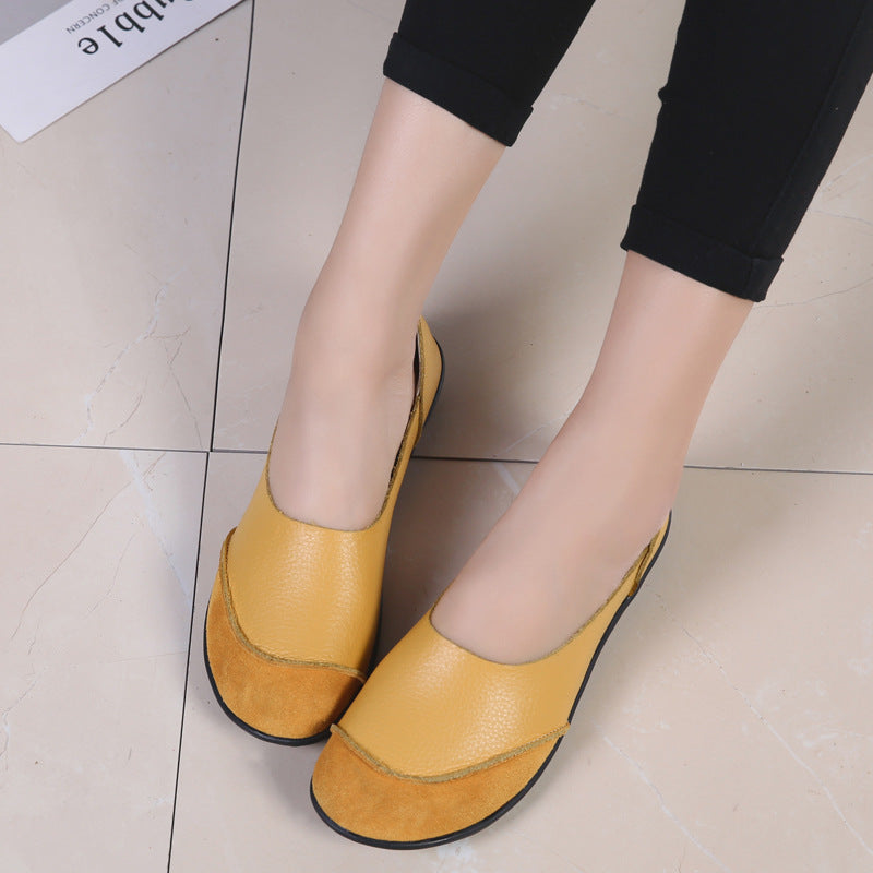 Womens Springsummer Loafers In Korean Casual Style