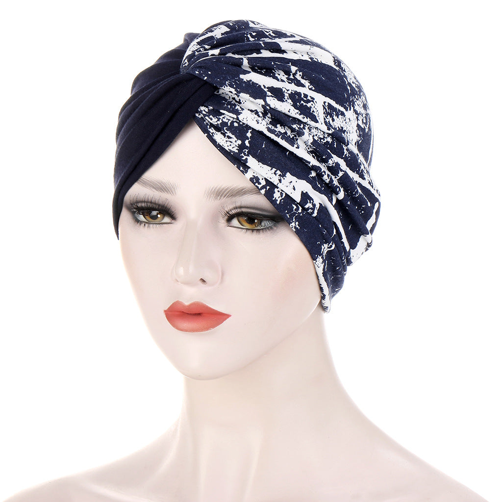 Snail Spiral Bandana Multicolor Small Hat