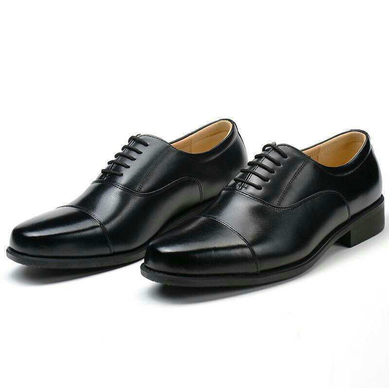 Mesh Three Connector Business Casual Leather Shoes