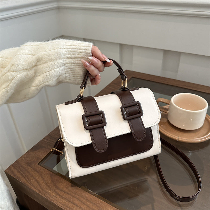 Sjældent Trendy Design En Alsidig Stilfuld Lille Firkantet Skuldertaske/Crossbodytaske