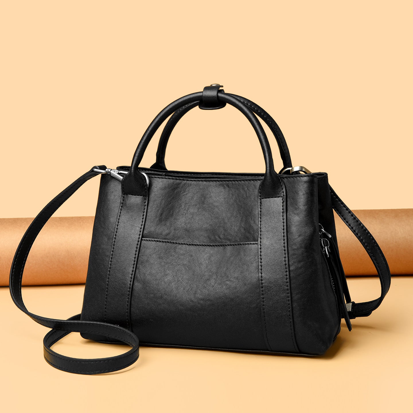 Klassisk design-crossbodytaske til modne kvinders daglige pendling