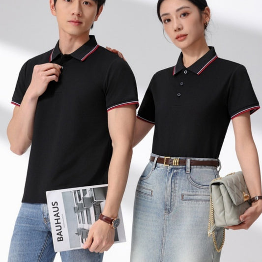 Male Solid Color Summer Ice Ammonia Rib Beaded Lapel Overalls