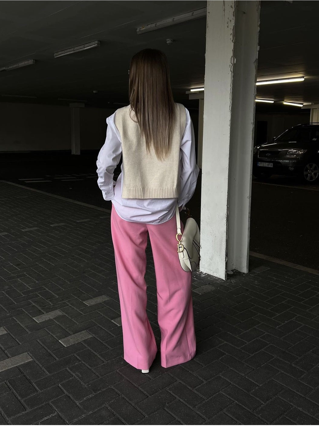 Ins Trousers High Waist Wide Leg Trousers Design Sense Of Niche And Thin Women