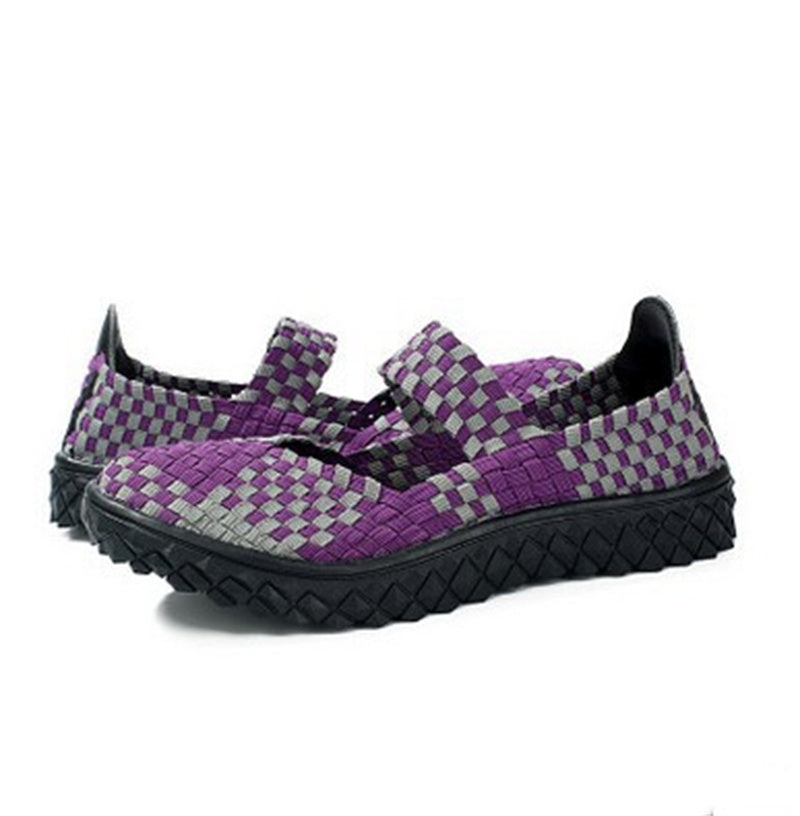 Women's Fashionable Casual And Versatile Hand-woven Shoes
