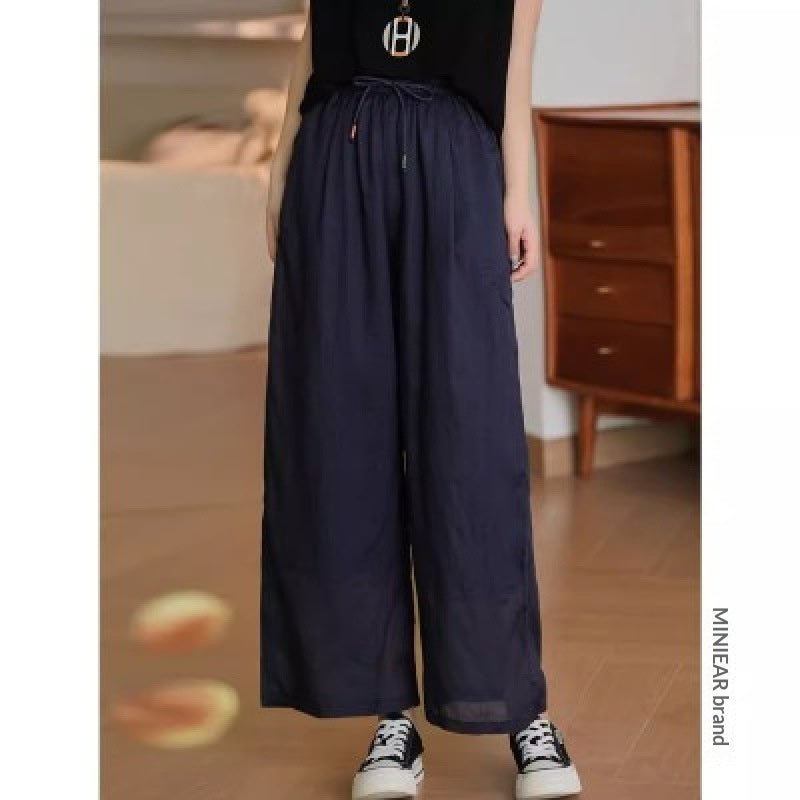 Stylish Trendy New Loose-fitting Minimalist Straight-leg Pants