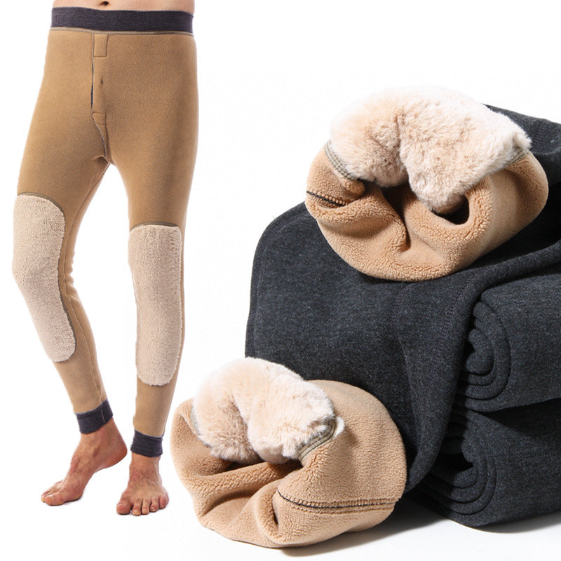 Soft Ermine Knee And Waist Warm Pants