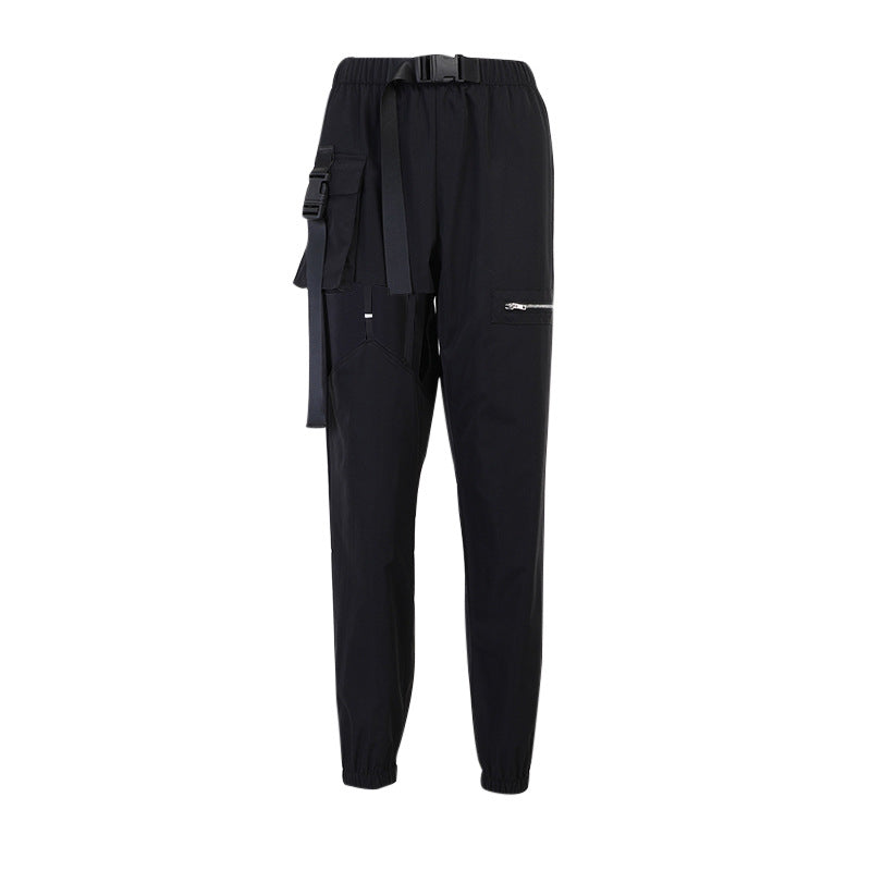 Women's European And America's Cutout Ripped Overalls