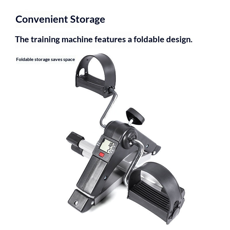 Mini Exercise Bike Folding Bicycle Indoor Leg Rehabilitation Trainer For Seniors Leg-slimming Machine