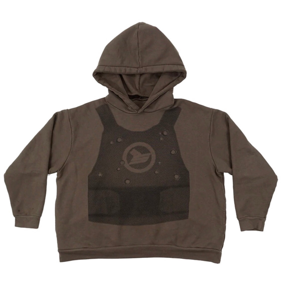 American Street Thickened Plush Hooded Sweater