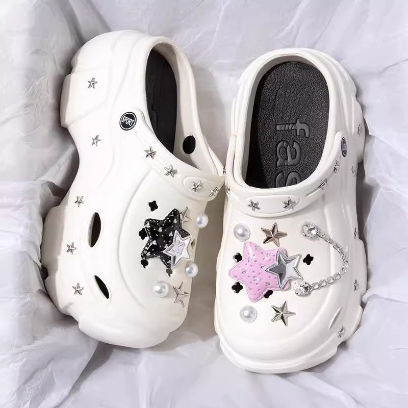 High-top Hole Shoes Y2g XINGX Sweet Cool Style  7CM