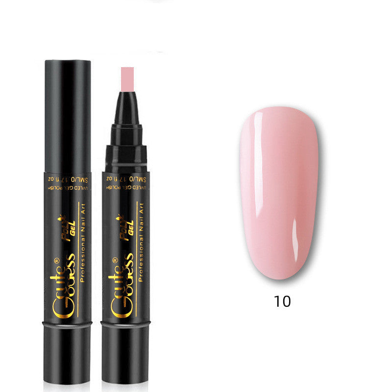 Nail Glue Pen 3 In 1   One-step Glue Phototherapy Plastic Nail Magnet Pen French Water Ripple Cat Eye Strong Magnet Pen DIY Manicure Tool Pen