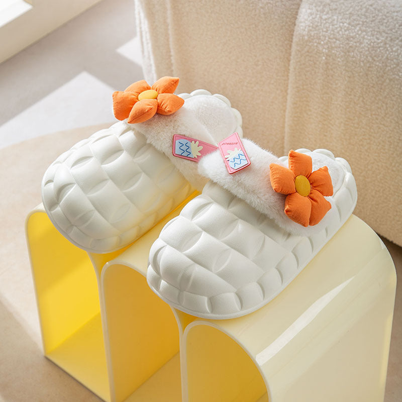 Women's Fashion Home Removable Waterproof Shoe Cover Slippers