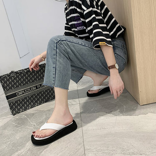 Women's Casual Comfortable Platform Heightening Slippers