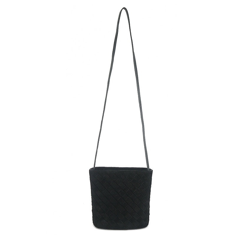Leather Women's Casual Zip Crossbody Bag