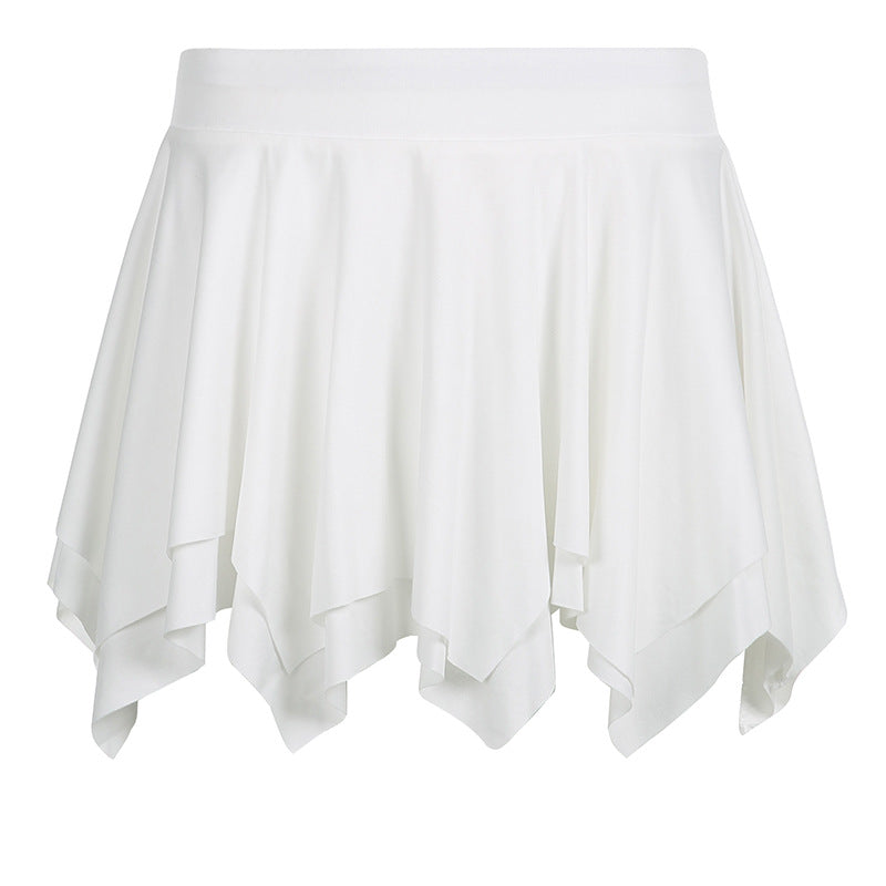 Women's Fashion Splicing Irregular Half-body Skirt