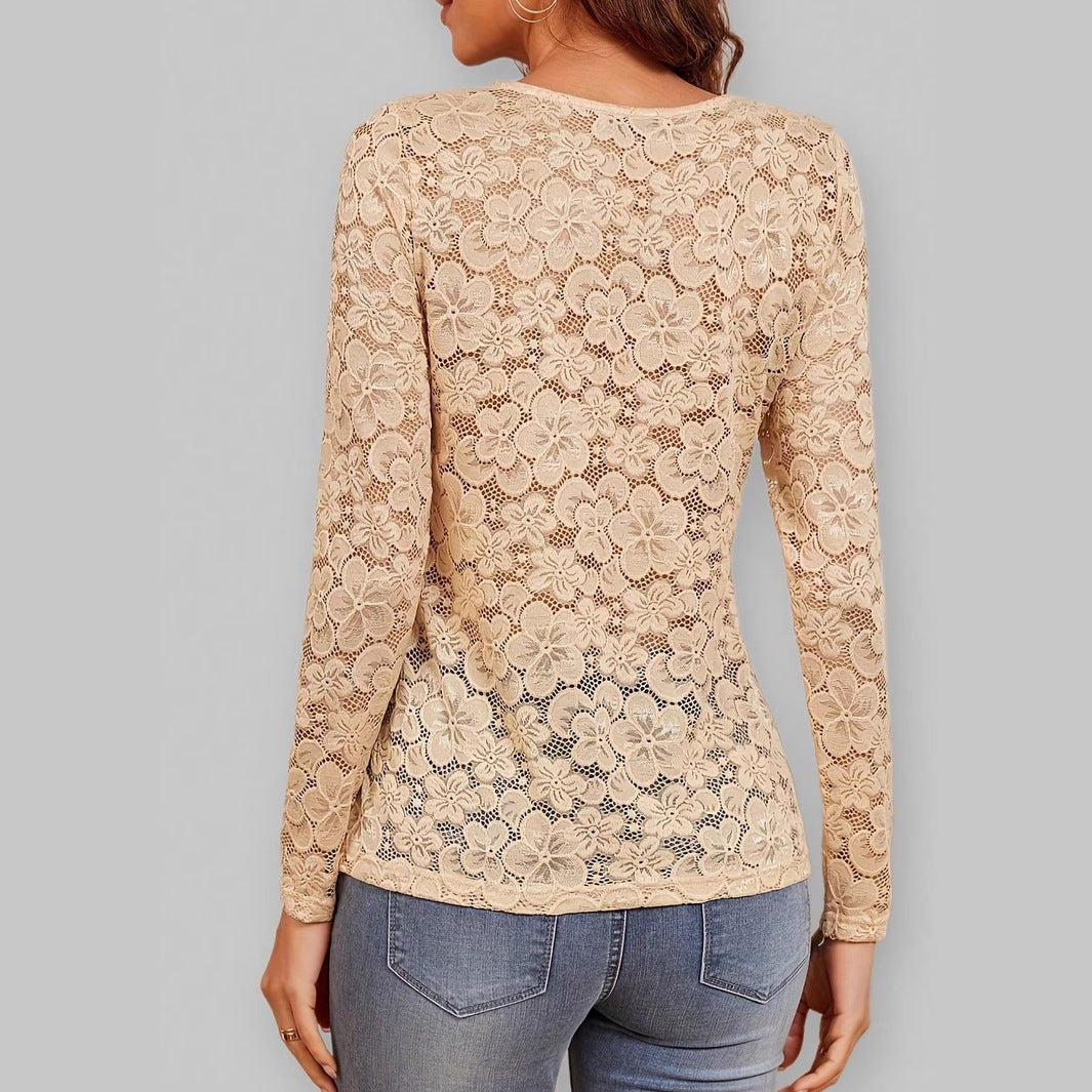 Sexy Personality Slim Fit Long Sleeve Bottoming Shirt Top