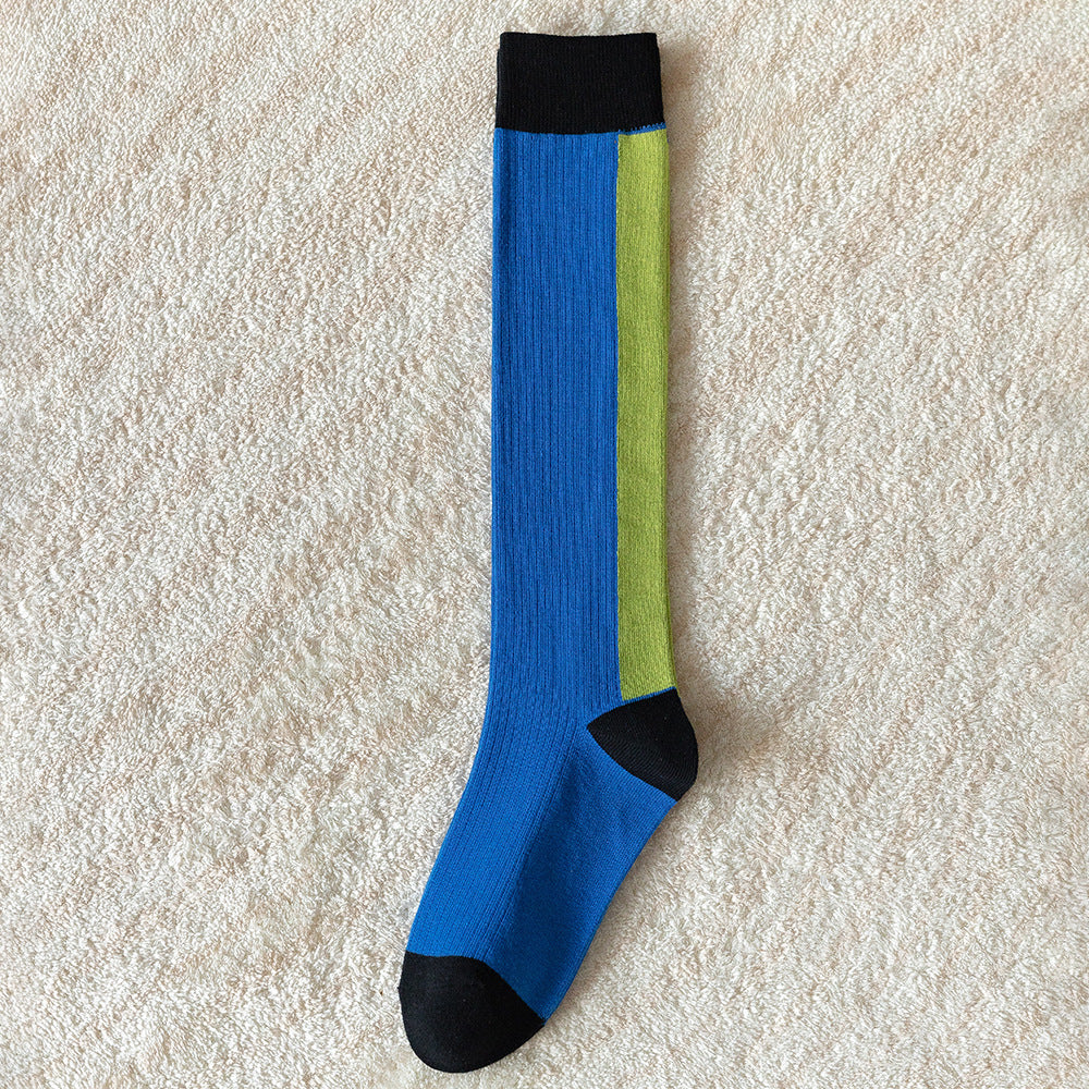 Ins Wind Socks Women's Medium And High Tube Cotton Calf