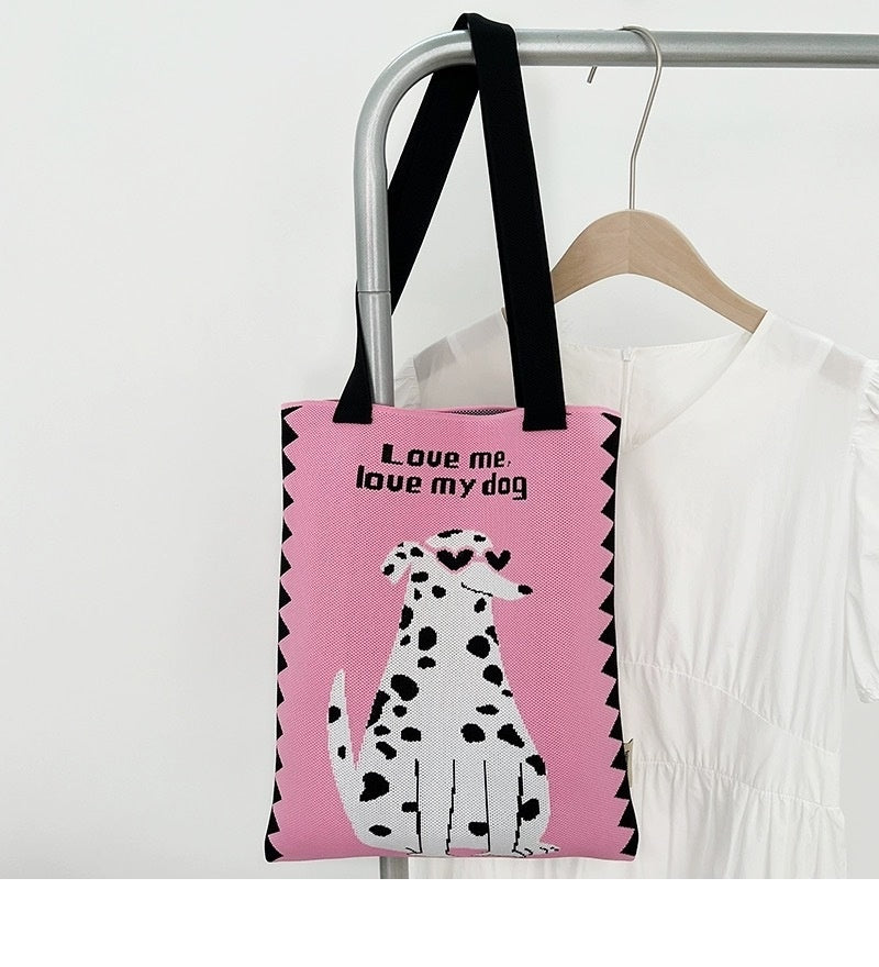 Cute Cartoon Panda Large Capacity Shoulder Bag