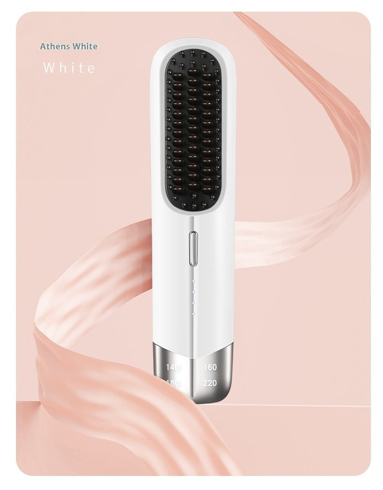 Portable Household Hair Straightener Splint Hair Curler And Straightener Dual-use
