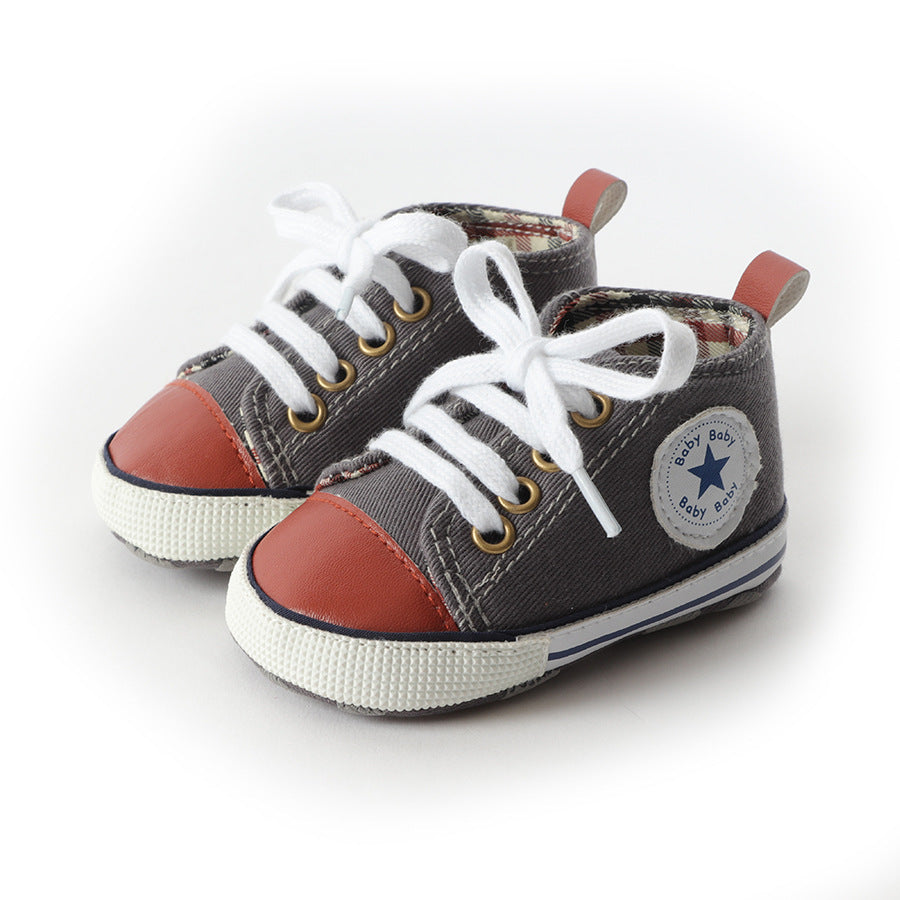 Toddler Shoes Soft Bottom Non-slip Baby Shoes Classic Canvas Baby Shoes