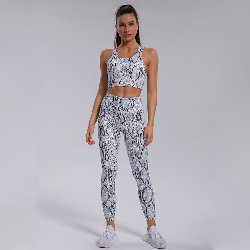 Women's Sports Vest Pocket High Waist High Elastic  Running Trousers