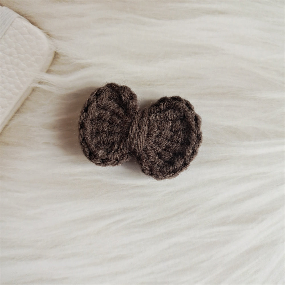 Wool Bow Diy Handmade Finished
