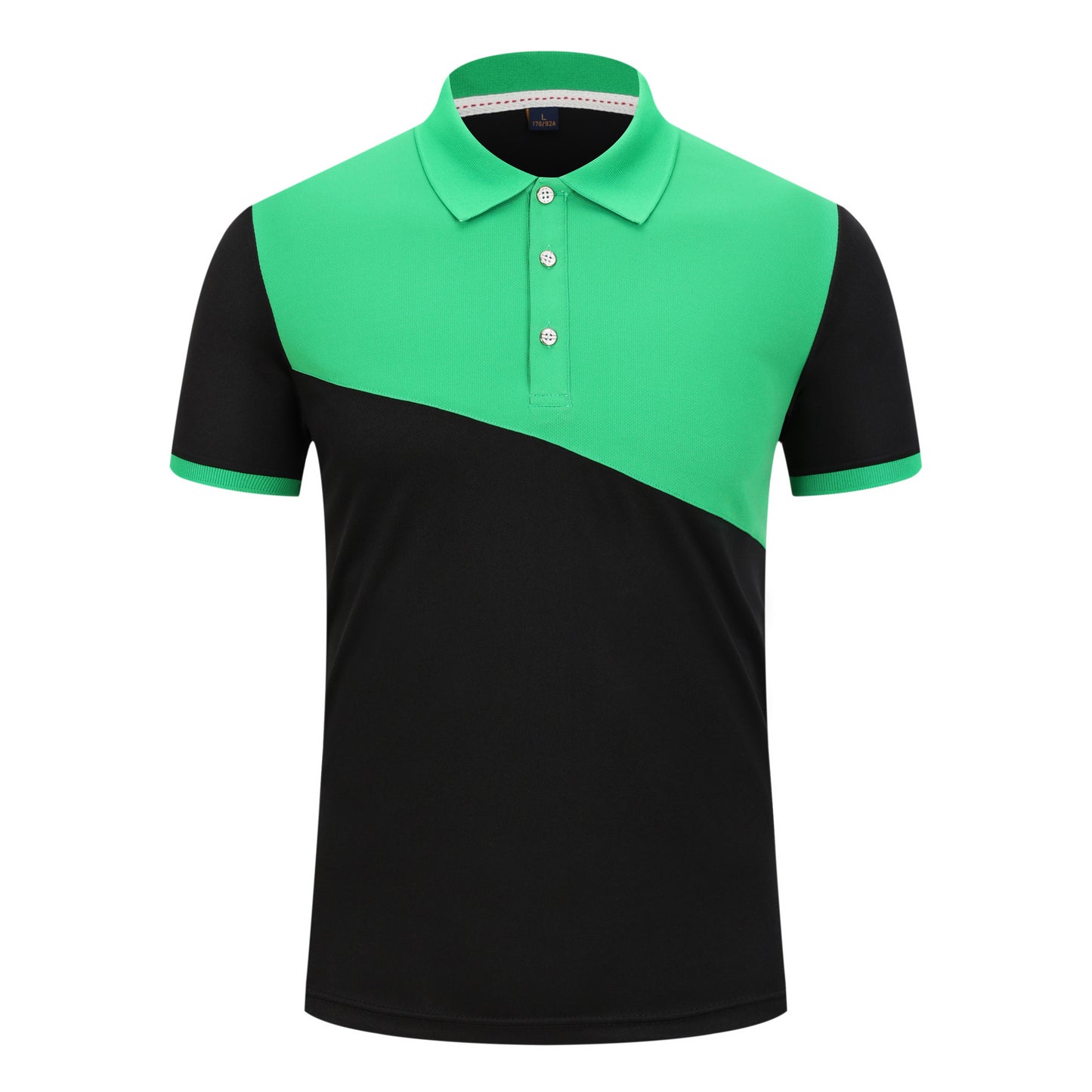 Color Matching Sports Fashion Polo Shirt Lapel