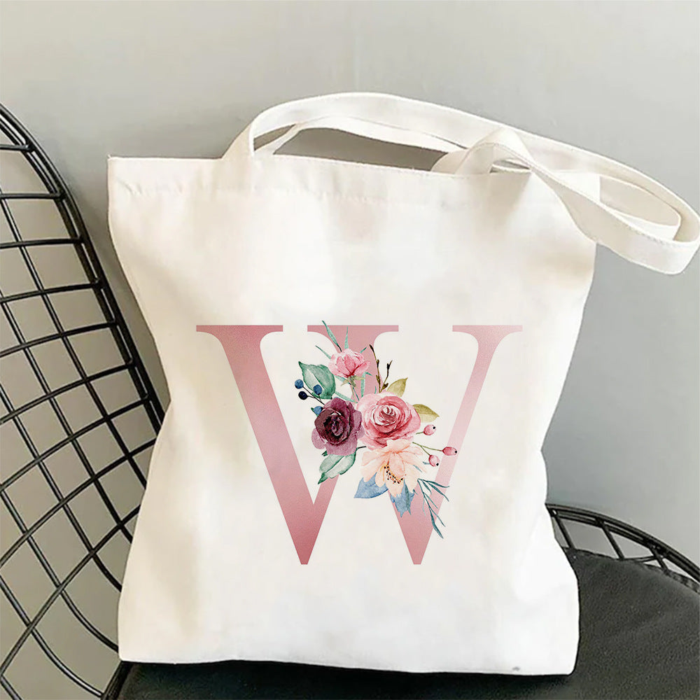 Printed Single Shoulder Folding Shopping Bag