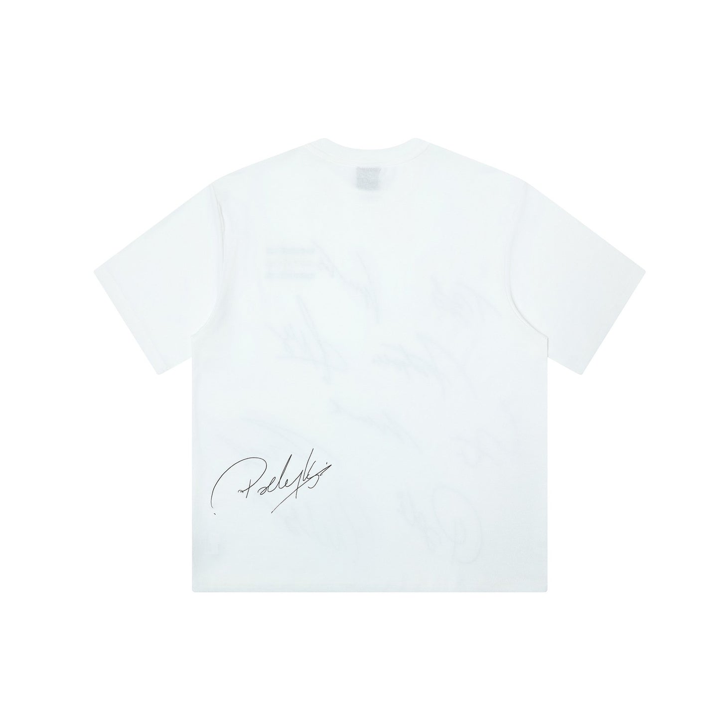 Fashion Personalized Letter Signature Printed Casual T-shirt