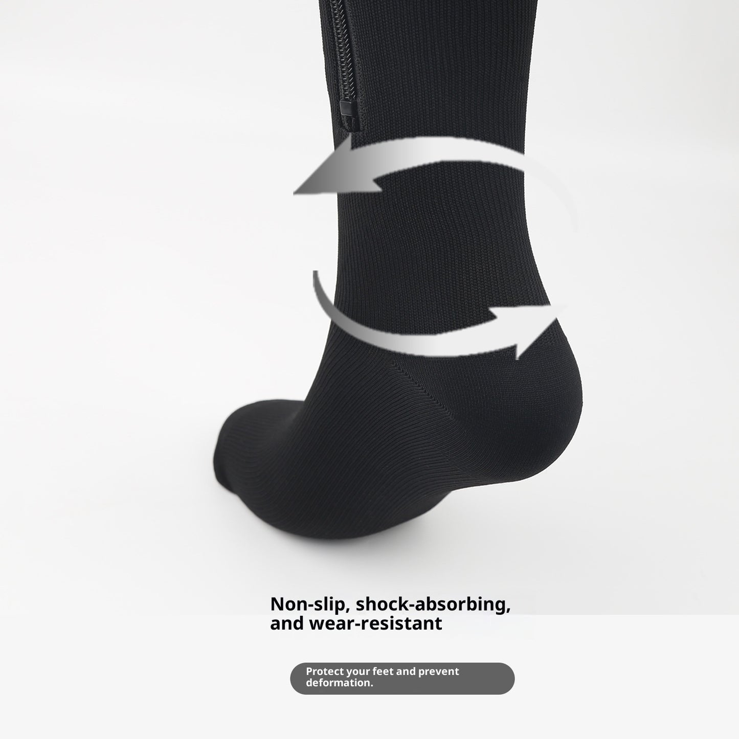 Women's Calf-Length Outdoor Fitness Running Compression Socks
