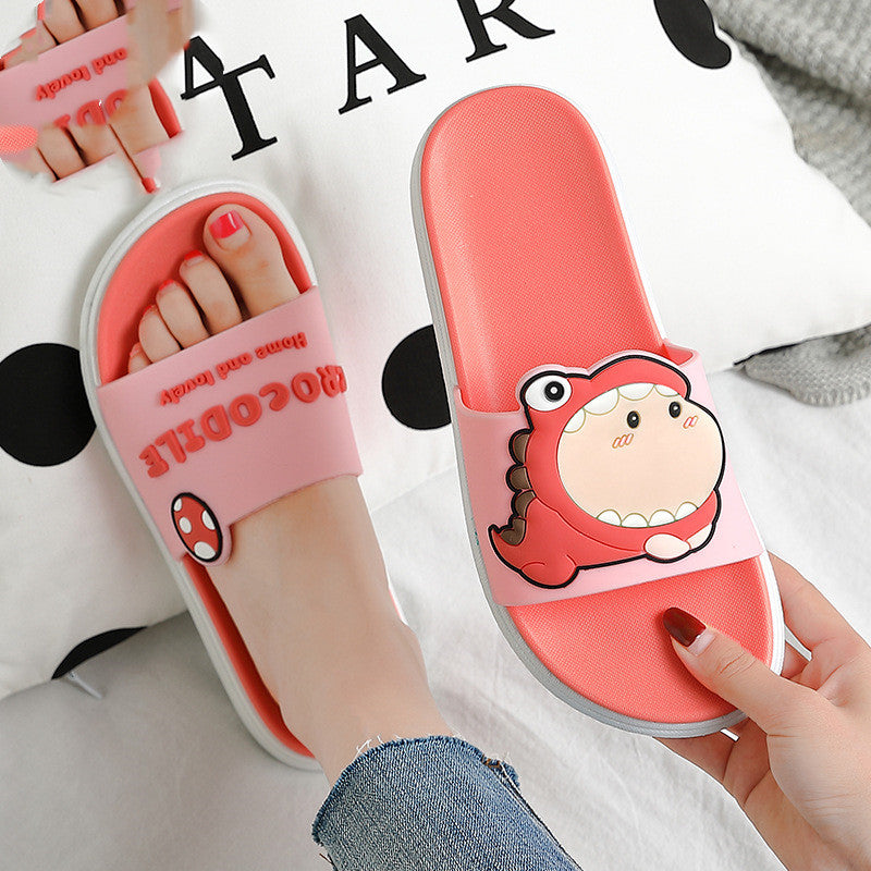 New Slippers Female Summer Family Of Three Parent-child Home Sliding Indoor