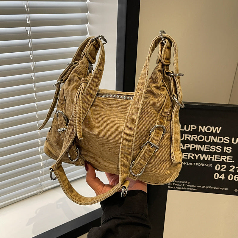 Denim Women's Western Style Shoulder Messenger Bag