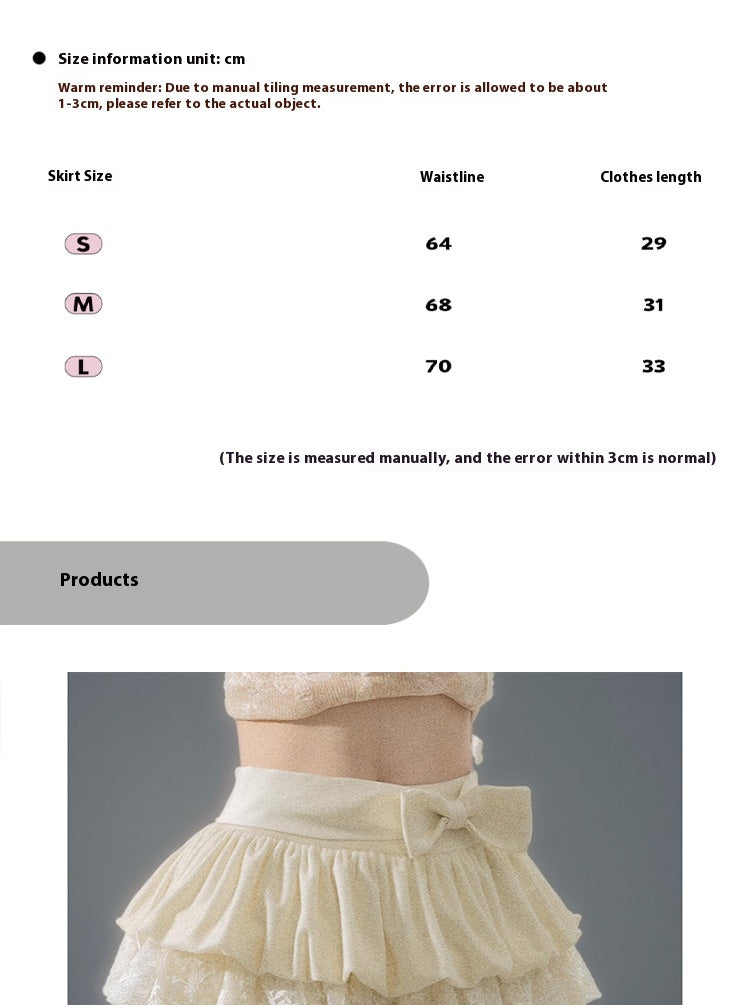 Women's Autumn And Winter A- Line Slimming Pleated Tiered Skirt