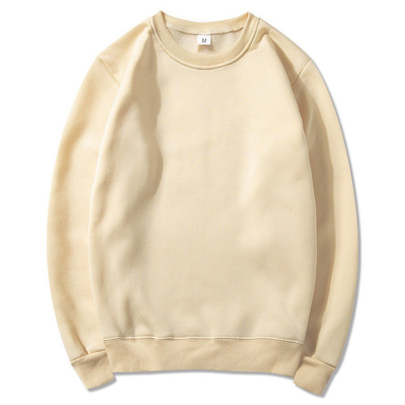 Mænds afslappede sweatshirt med rund hals