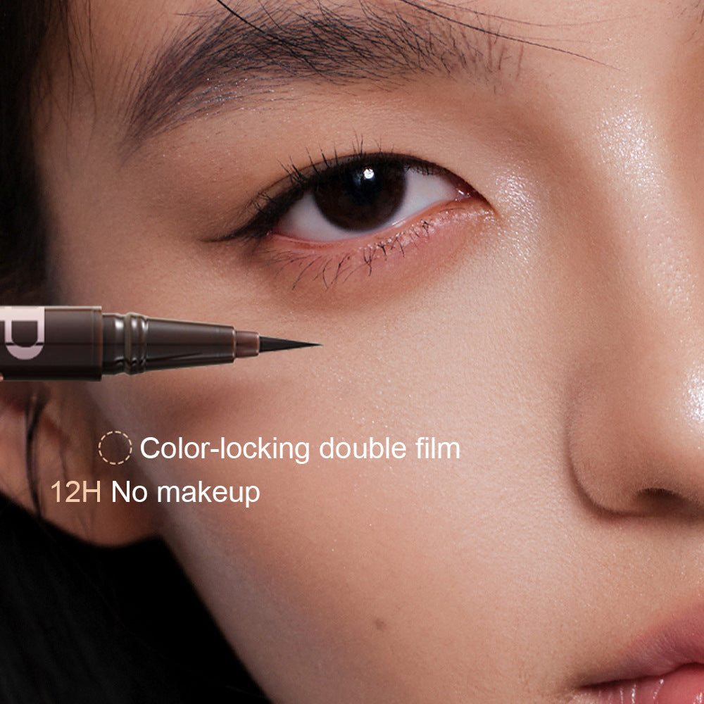 Fiber-tip Eyeliner Pen With Soft Brush Tip Waterproof Long-lasting And Smudge-proof